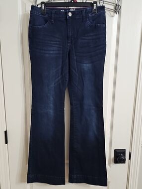 Wrangler Women’s Dark Indigo Wide Leg Trouser Jeans